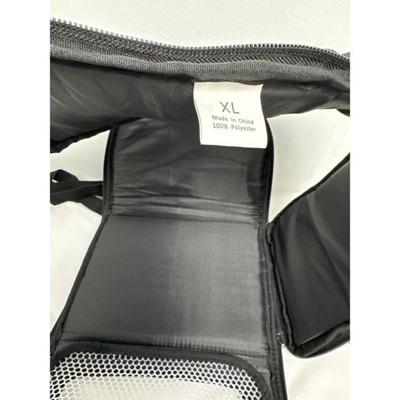 Pet Carrier Foldable Travel Zipper Bag Black NWT - Picture 6 of 10